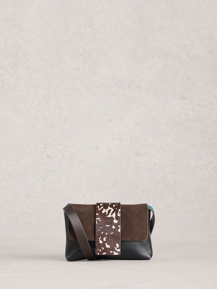 White Stuff Brown Tabby Mini Landscape Bag - Image 1 of 4 White Stuff Brown Tabby Mini Landscape Bag - Image 1 of 4