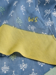White Stuff Blue Sally Skinny Printed Scarf - Image 3 of 3