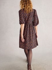 White Stuff Blue Maeva Jersey Dress - Image 2 of 6