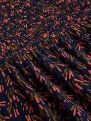 White Stuff Blue Maeva Jersey Dress - Image 5 of 6