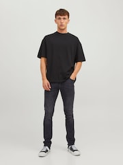 JACK & JONES Black Glenn Slim Fit Jeans - Image 1 of 4
