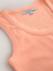 Orange - Spritz Beaded Ribbed Vest Top - Bild 7 von 7