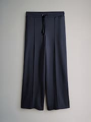 The Set Navy Blue/Chocolate Brown Modal Straight Leg Joggers 2 Pack - Image 2 of 5