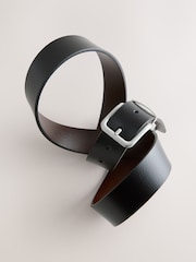 Black/Brown Reversible Leather Belt - Image 4 of 5