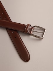 Chocolate Brown Signature Formal Belt Made In Italy - Image 3 of 3