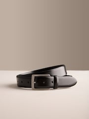 黑色 - Signature Made In Italy Formal Belt - 圖片 1/3