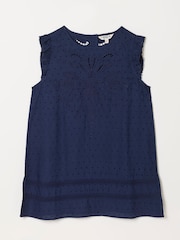 FatFace Navy Petite Vita Tunic - Image 6 of 6