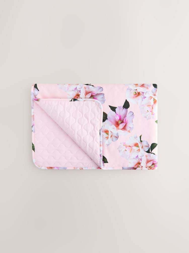 بلش پنک - Baker by Ted Baker All-Over Bunny and Bow Print Blanket - تصویر 1 از 5