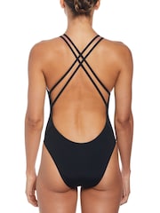 Nike Black Hydrastrong Spiderback Performance Swimsuit - Image 6 of 10