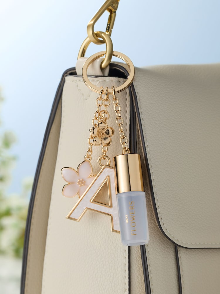 Blue Flowers Perfume and Monogram Keyring Gift Set - Image 13 of 13