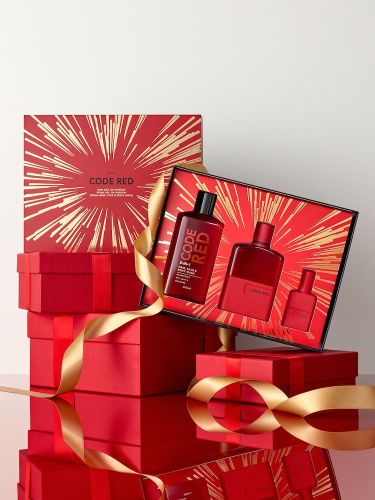 Code Red Limited Edition 100ml and 10ml Perfume and Body Wash Gift Set - Image 1 of 2 Code Red Limited Edition 100ml and 10ml Perfume and Body Wash Gift Set - Image 1 of 2
