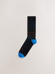 Black Striped Pattern Socks 8 Pack - Image 8 of 11