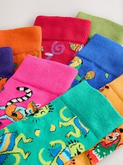 Blue/Green/Red Animal Pattern Socks 8 Pack - Image 10 of 11