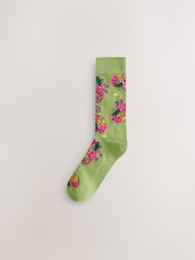 Blue/Green/Red Animal Pattern Socks 8 Pack - Image 9 of 11