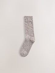 Green/Grey/Blue Slub Midweight Socks 4 Pack - Image 4 of 7