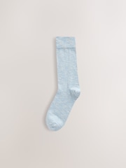 Green/Grey/Blue Slub Midweight Socks 4 Pack - Image 7 of 7