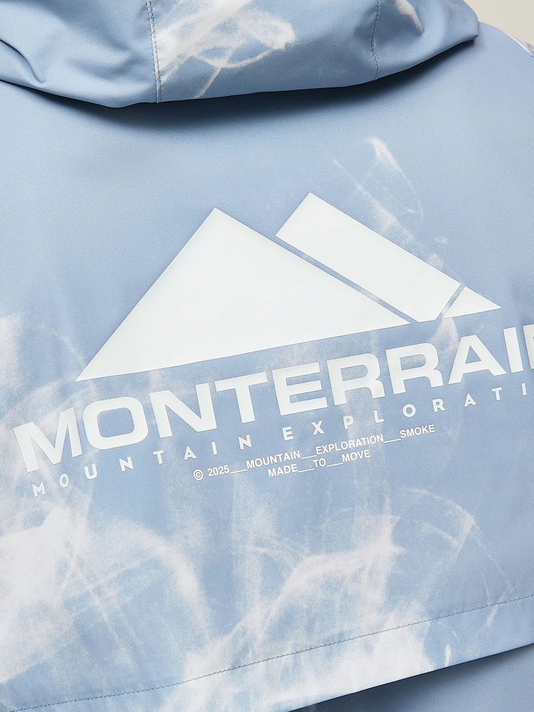 Monterrain Blue Transcend Windrunner Jacket - Image 5 of 5 Monterrain Blue Transcend Windrunner Jacket - Image 5 of 5