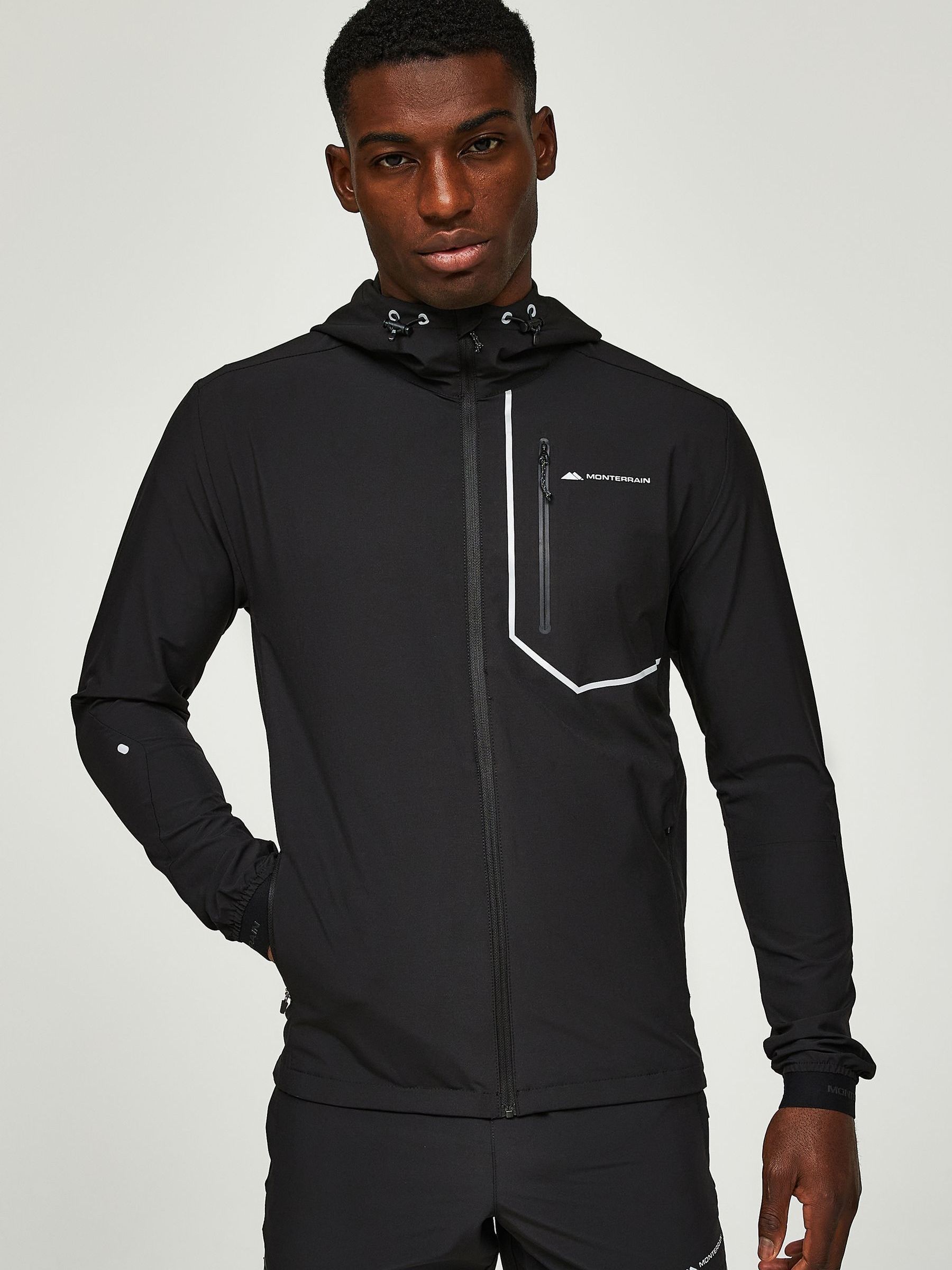 Buy Monterrain Black Ramble 3.0 Woven Running Jacket from Next USA
