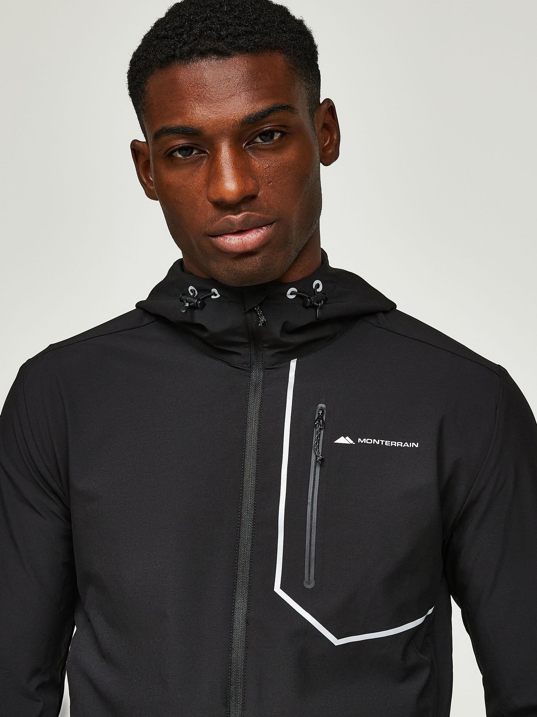 Buy Monterrain Black Ramble 3.0 Woven Running Jacket from Next USA