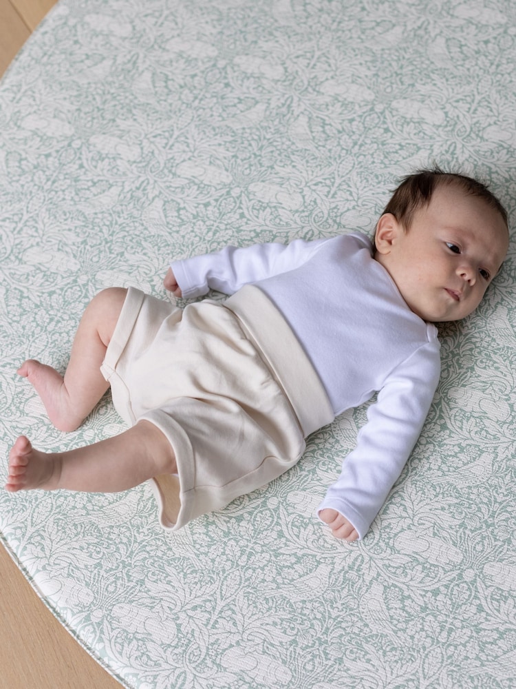 Totter + Tumble Green Pebble Grey Morris & Co. The Brer + Acorn Round Size Playmat - Image 2 of 6