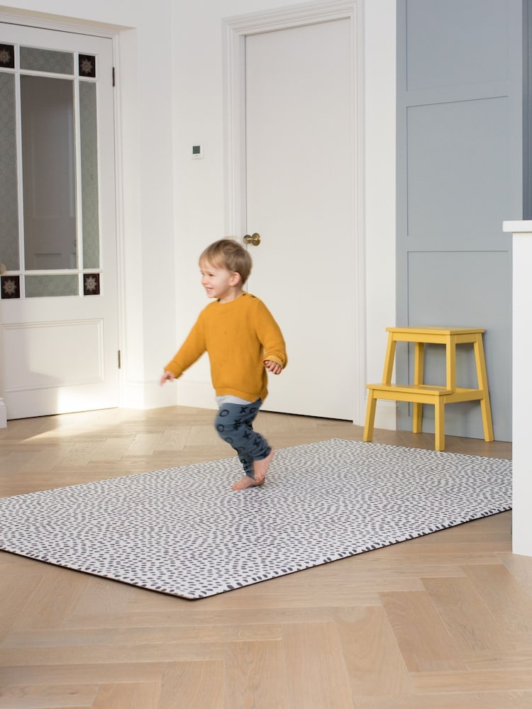 Totter + Tumble Black/White Light Blue Grey The Scout + Wanderer Standard Size Playmat - Image 2 of 6