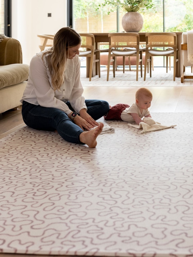 Totter + Tumble Raspberry Umber The Brecon + Weaver Compact Large Size Playmat - Image 1 of 6