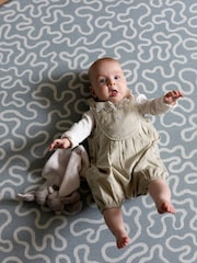 Totter + Tumble Blue Beige The Pembroke + Holbein Round Size Playmat - Image 2 of 6