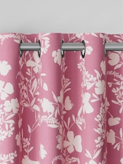 Pink Berry Floral Print Made to Measure Curtains - Image 7 of 9