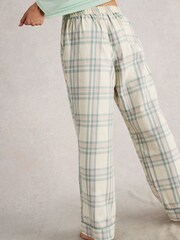 White Stuff White Nina Check Pyjama Bottoms - Image 2 of 6