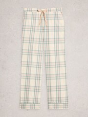 White Stuff White Nina Check Pyjama Bottoms - Image 5 of 6