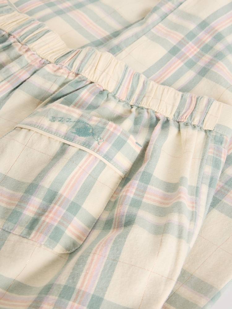 White Stuff White Nina Check Pyjama Bottoms - Image 6 of 6