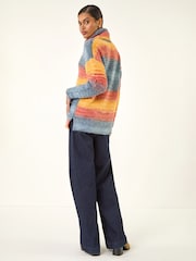 Roman Fluffy Stripe Knit Jumper - Imagen 3 de 5