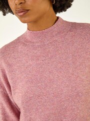 Roman Pink Sequin Crew Neck Knit Jumper - Image 5 of 5