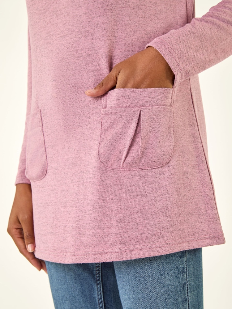 Roman Pink Snit Pocket Tunic - Image 5 of 5