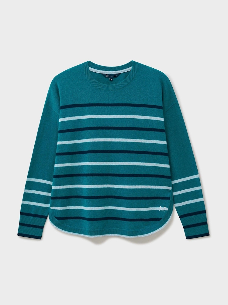 Crew Clothing Blue Harmony Rosie Jumper - Image 5 of 5 Crew Clothing Blue Harmony Rosie Jumper - Image 5 of 5