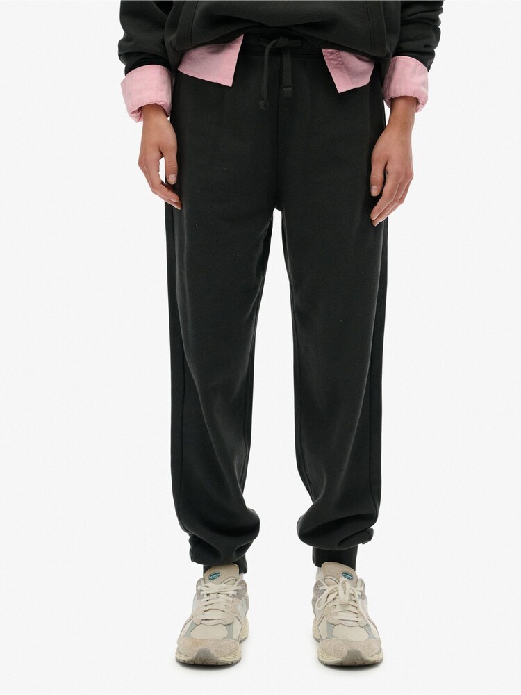 Superdry Grey Studios Cuffed Joggers - Image 1 of 8
