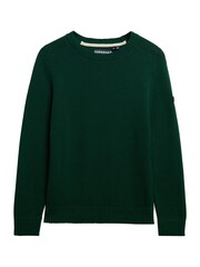 Superdry Green Slouchy Knitted Crew Jumper - Image 4 of 4