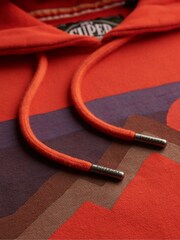 Superdry Red Great Outdoors Relaxed Hoodie - Image 6 of 6