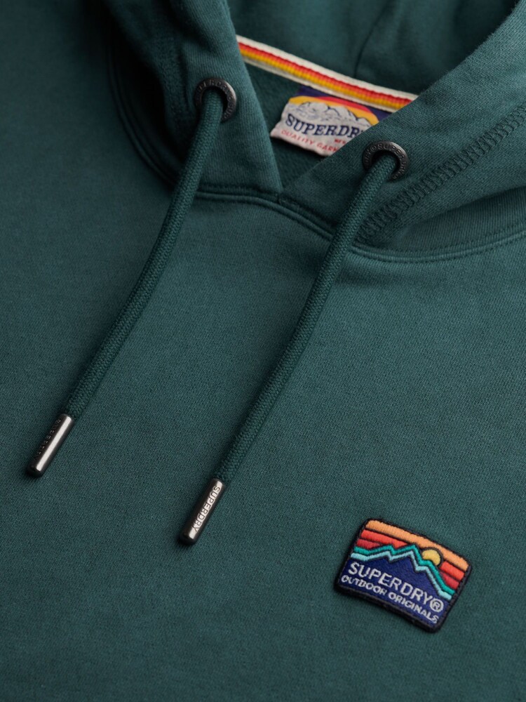 Superdry Green Great Outdoors Embroidered Hoodie - Image 5 of 5