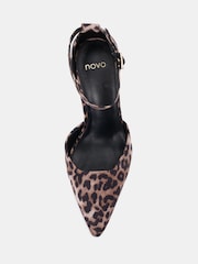 Novo Tan/Animal Infatuate High Point Ankle Strap Courts - Image 5 of 6