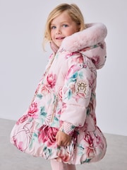 Baker by Ted Baker Shower Resistant Bubble Skirted Padded Coat - Image 1 of 7
