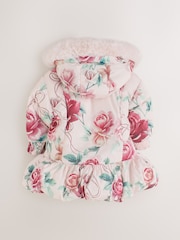Baker by Ted Baker Shower Resistant Bubble Skirted Padded Coat - Image 8 of 15