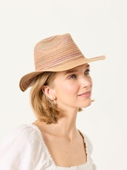 FatFace Multi Fedora Hat - Image 1 of 2