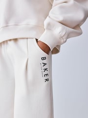 Baker by Ted Baker Stone Off-The-Shoulder Sweat & Wide Leg Jogger Set  2 Piece - Image 6 of 12