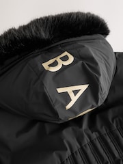 Baker by Ted Baker непромокаемое стеганое пальто с отделкой искусственным мехом - Изображение 15 16