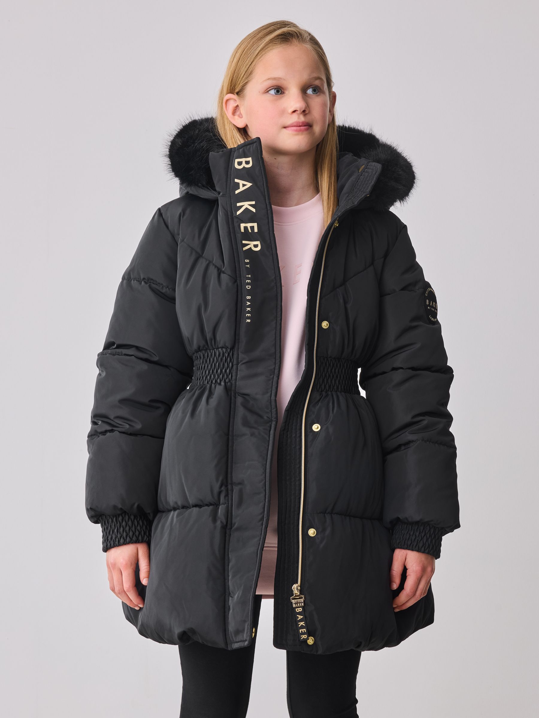 Buy Baker by Ted Baker Shower Resistant Skirted Padded Coat from