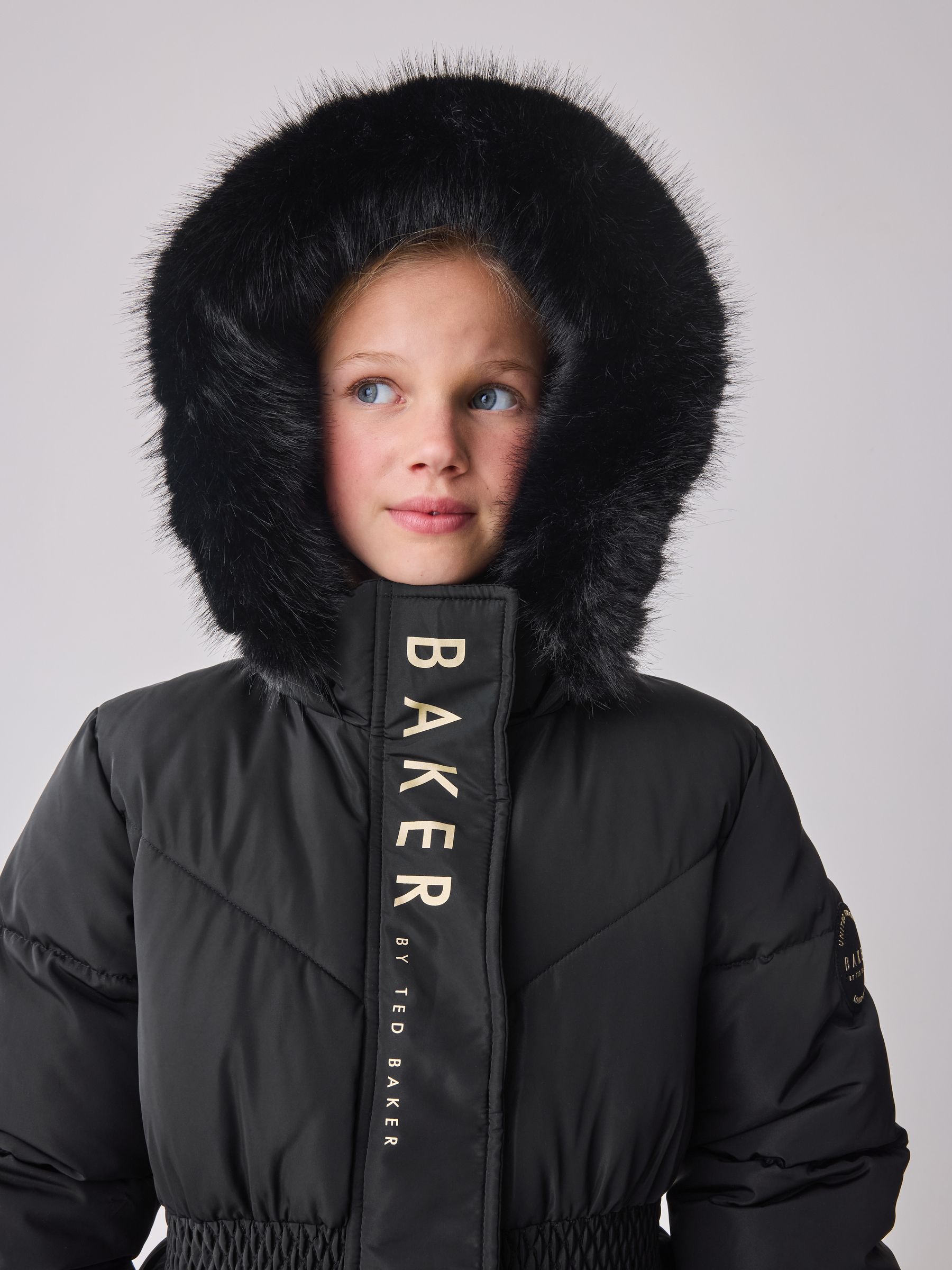 Buy Baker by Ted Baker Shower Resistant Skirted Padded Coat from