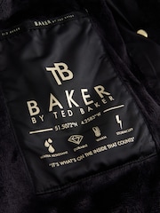 Baker by Ted Baker Shower Resistant Skirted Padded Black Coat - Image 17 of 22