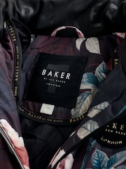 Baker by Ted Baker Print Shower Resistant Floral Printed Raincoat - Image 12 of 18