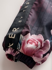 Baker by Ted Baker Print Shower Resistant Floral Printed Raincoat - Image 13 of 18